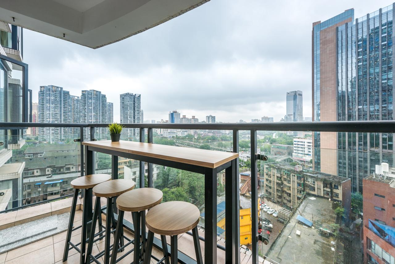 Pandahouse Aparthotel Chengdu Bagian luar foto