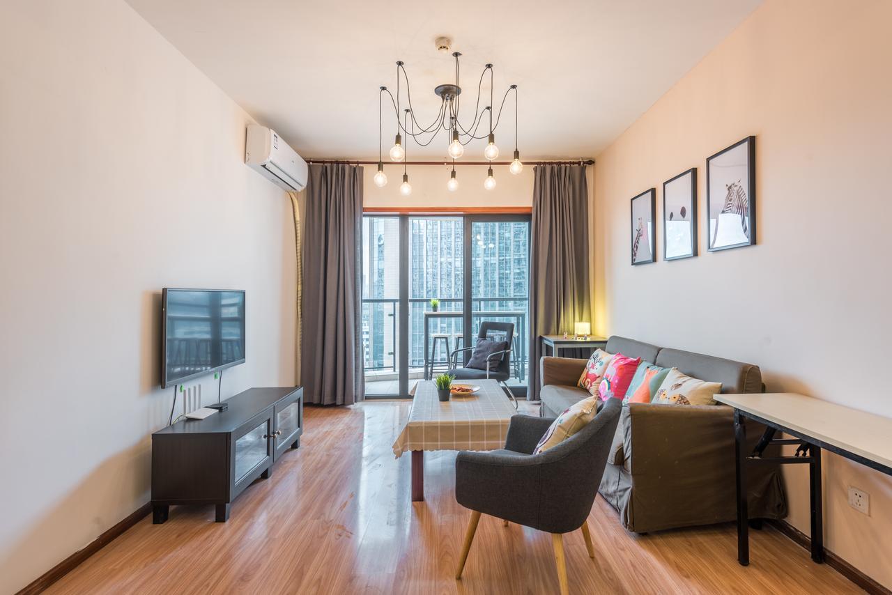 Pandahouse Aparthotel Chengdu Bagian luar foto