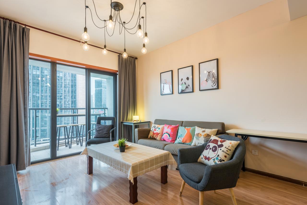 Pandahouse Aparthotel Chengdu Bagian luar foto